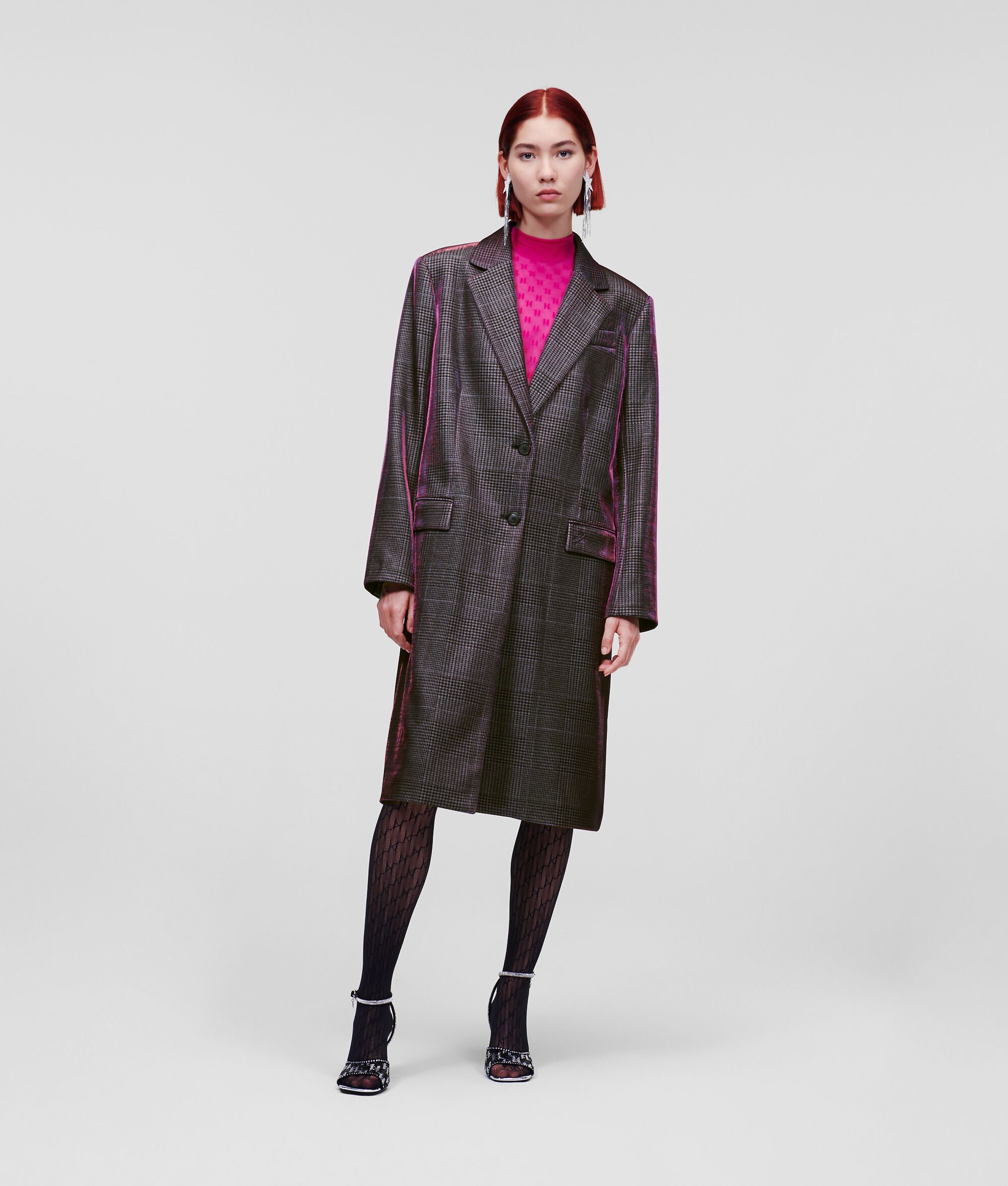 (image for) Streamlined IRIDESCENT TAILORED COAT